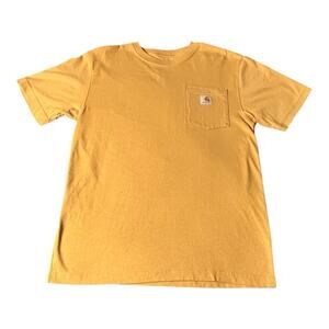 Carhartt Shirt Mens Small Short Sleeve Crew Neck Pocket‎ Outdoors Original Fit